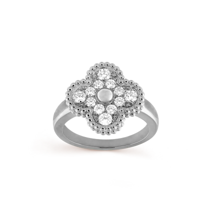 [Super Jewellery]CLOVER DIAMOND RING