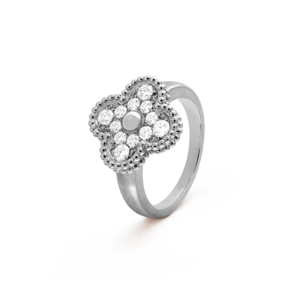 [Super Jewellery]CLOVER DIAMOND RING