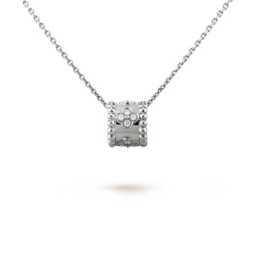 [Super CiCi ]PERLEE ANHÄNGER SILBER DIAMANT-HALSKETTE