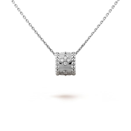[Super Jewellery]PERLEE PEDANT SIVLER DIAMOND NECKLACE