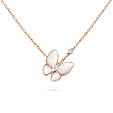 [Super CiCi ]BUTTERFLY MOP DIAMOND NECKLACE