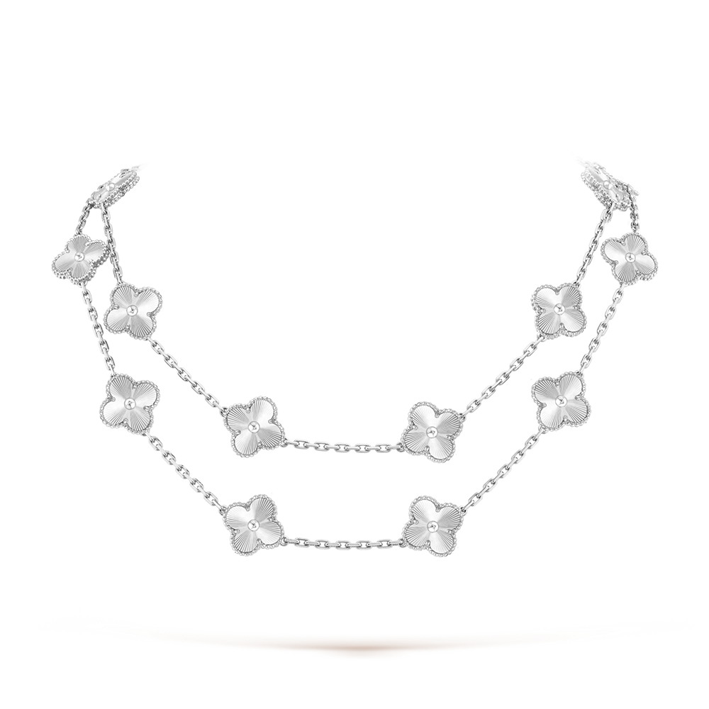 [Super Jewellery]CLOVER 20 MOTIFS  LASER SILVER