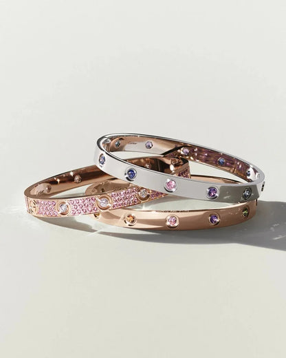 [Super Jewellery]Classic 6.1mm Love Bracelet 10-Diamond Full Pavé