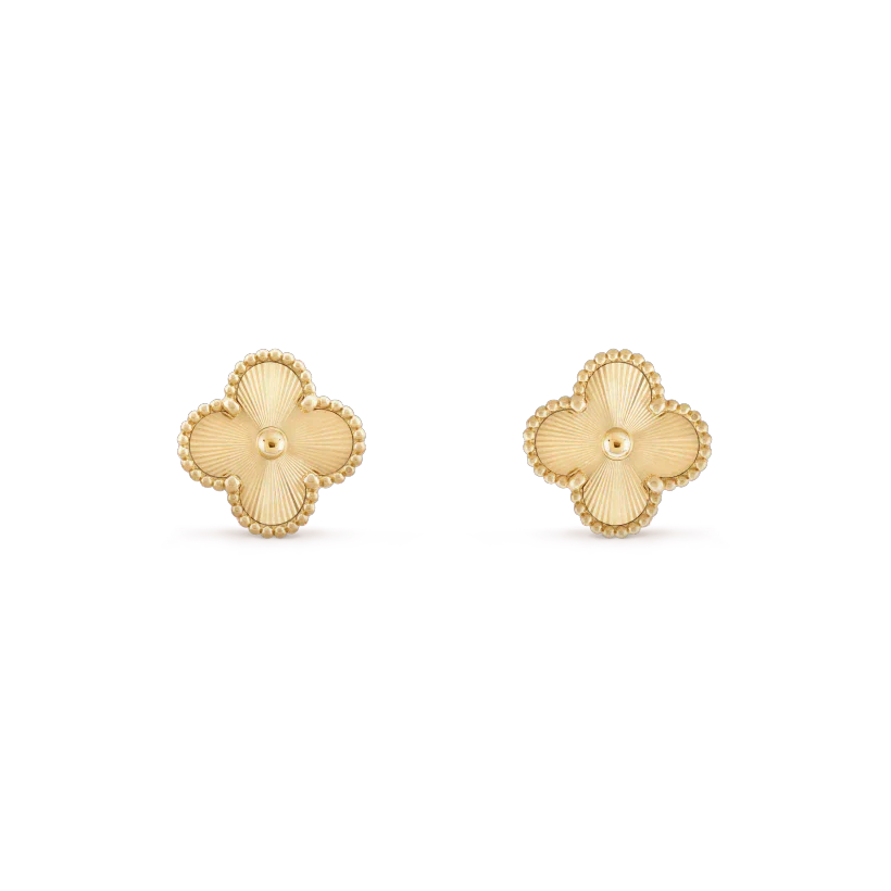 [Super Jewellery]CLOVER MINI 9.5MM LASER EARRINGS