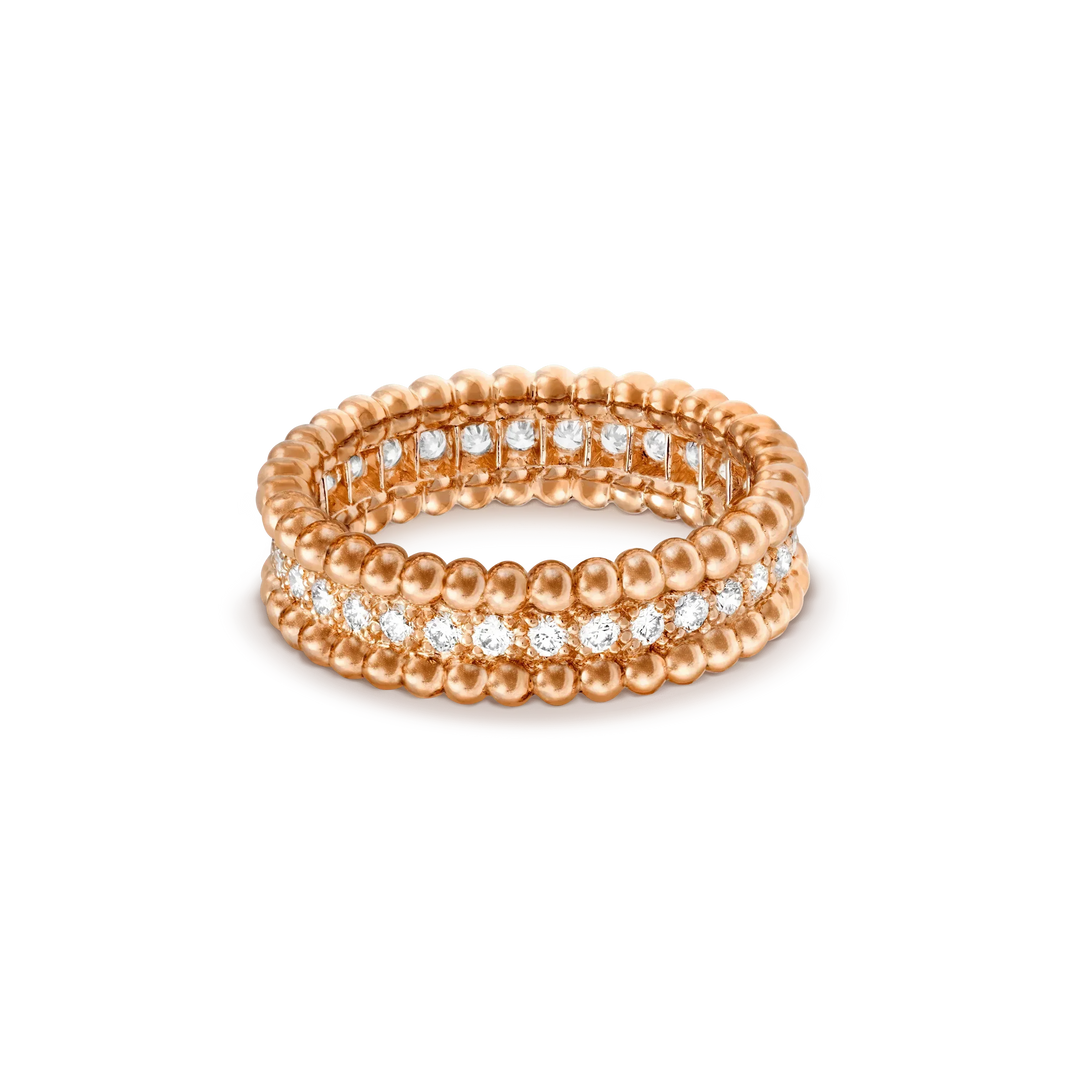 [Super Jewellery]PERLEE DIAMOND ROSE GOLD RING