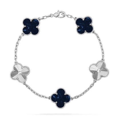 [Super Jewellery]CLOVER 5 MOTIF PIETERSITE BRACELET COLLECTION