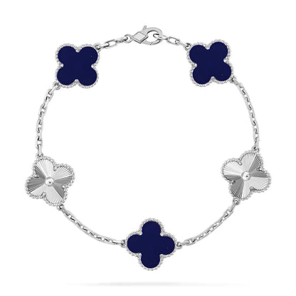 [Super Jewellery]CLOVER 5 MOTIF LAPIS LAZULI BRACELET COLLECTION