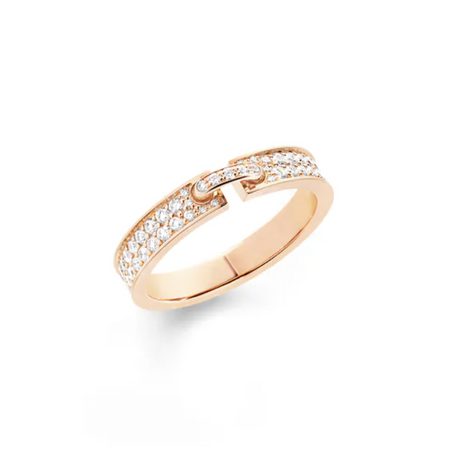 [Super Jewellery]ALLIANCE LIENS VIDENCE PAVED DIAMOND 4MM RING
