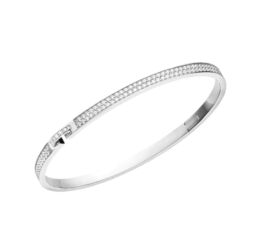 [Super Jewellery]LIENS VIDENCE DIAMOND PAVED BRACELET