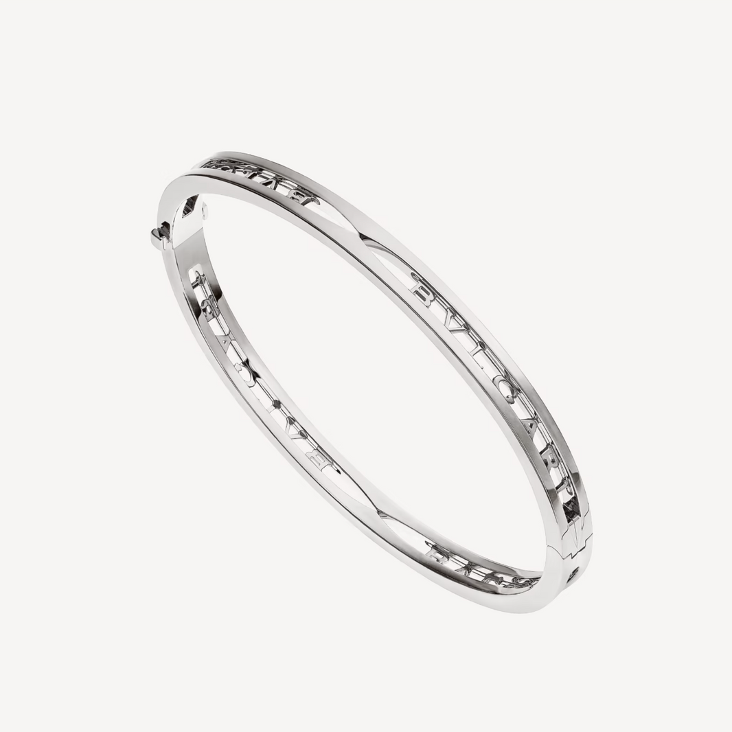 [Super]ZERO 1 SPIRAL LOGO SILVER BRACELET