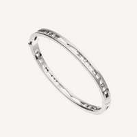 [Super]ZERO 1 SPIRAL LOGO SILVER BRACELET