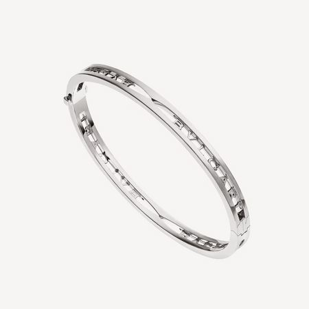 [Super]ZERO 1 SPIRAL LOGO SILVER BRACELET