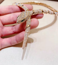 [Super]HAUTE COUTURE GOLD SERPENTI NECKLACE
