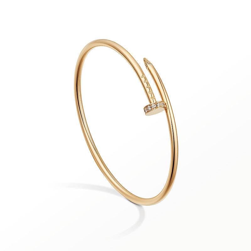 [Super Jewellery]JUSTE BRACELET 2.5MM DIAMONDS