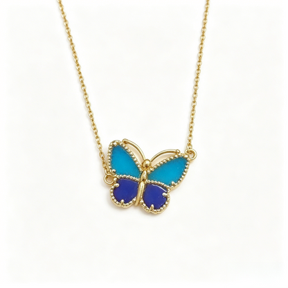 [Super Jewellery] 2026 NEW LUCKY BUTTERFLY 1 MOTIFS NECKLACE