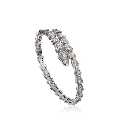 [Super]SERPENTI BRACELET 6MM SILVER DIAMOND