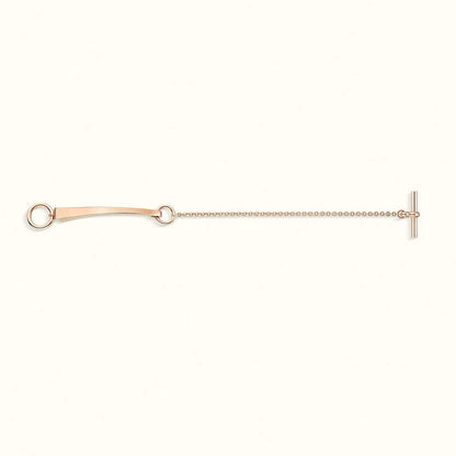 [Super Jewellery]CLOU DE FORGE BRACELET WITH SQUARE CONE STUDS