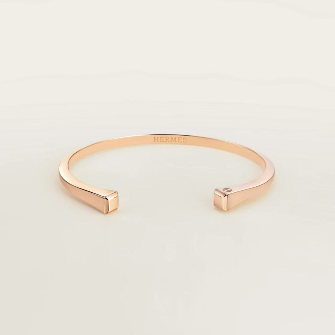 [Super Jewellery]CLOU DE FORGE SQUARE CONE STUDS OPEN CUFF ONE SIZE