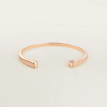 [Super Jewellery]CLOU DE FORGE SQUARE CONE STUDS OPEN CUFF ONE SIZE