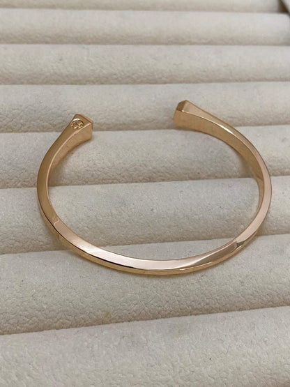 [Super Jewellery]CLOU DE FORGE SQUARE CONE STUDS OPEN CUFF ONE SIZE