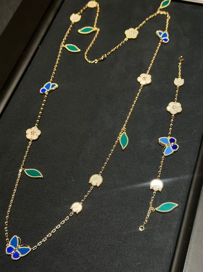 [Super Jewellery ]LUCKY SPRING GOLD  MOTIFS  NECKLACE