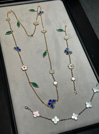 [Super Jewellery ]LUCKY SPRING GOLD  MOTIFS  NECKLACE