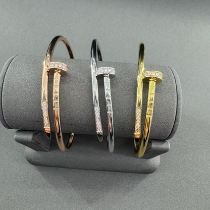 [Super Jewellery]JUSTE BRACELET 2.5MM DIAMONDS NEW