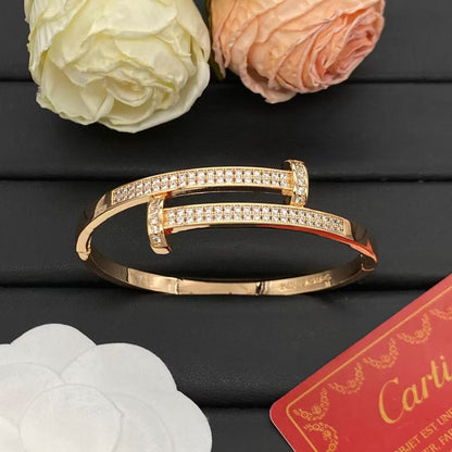 [Super Jewellery]NEW ROSE GOLD 6.1MM BRACELET