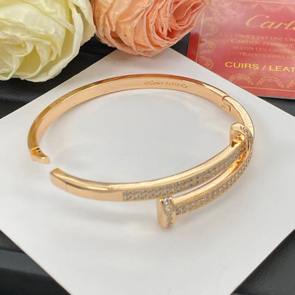 [Super Jewellery]NEW ROSE GOLD 6.1MM BRACELET