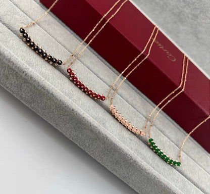 [：Super Jewellery]CLASH COLLECTION AGATE CHALCEDONY STUD NECKLACE