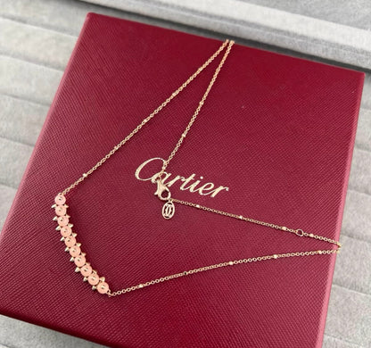 [：Super Jewellery]CLASH COLLECTION AGATE CHALCEDONY STUD NECKLACE