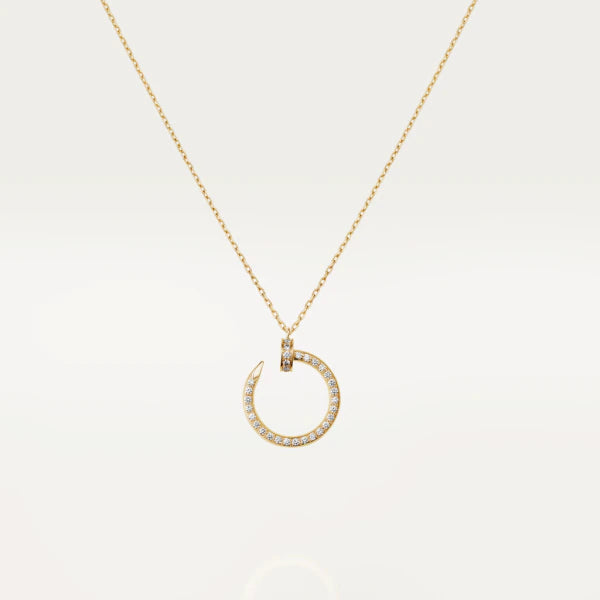 [Super Jewellery]JUSTE NECKLACE GOLD DIAMONDS