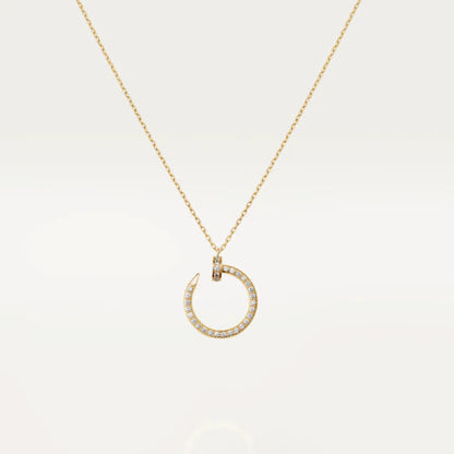 [Super Jewellery]JUSTE NECKLACE GOLD DIAMONDS