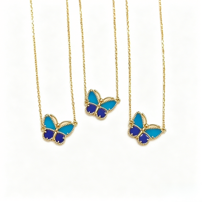 [Super Jewellery] 2026 NEW LUCKY BUTTERFLY 1 MOTIFS NECKLACE