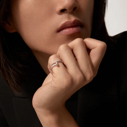 [Super Jewellery]JUSTE RING 1.8MM SILVER DIAMONDS