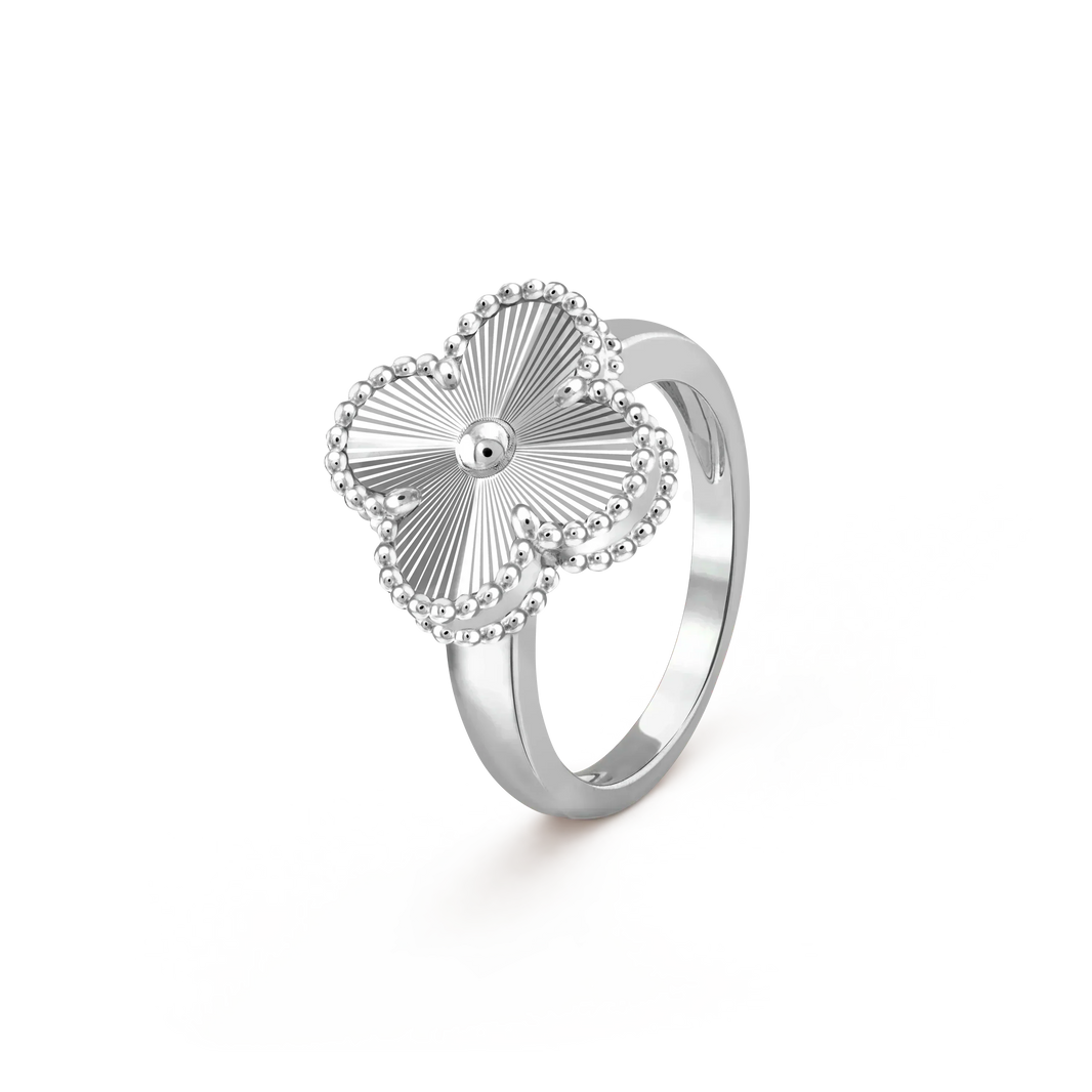 [Super Jewellery]CLOVER SILVER RING