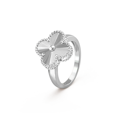 [Super Jewellery]CLOVER SILVER RING