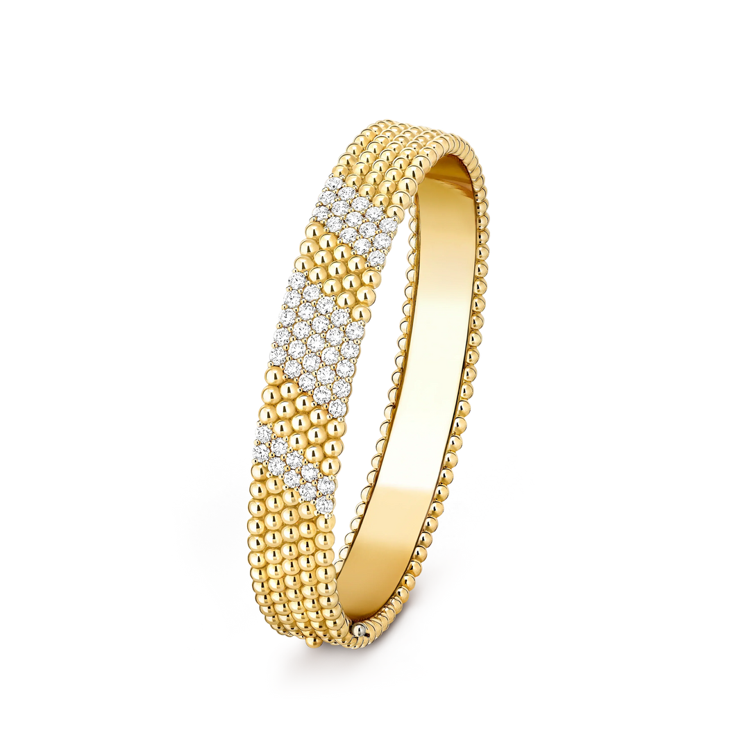 [Super Jewellery]  FIVE-ROW DIAMOND BRACELET
