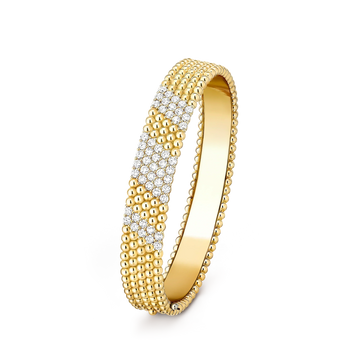 [Super CiCi]  FIVE-ROW DIAMOND BRACELET