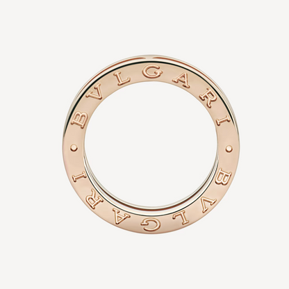 [Super]ZERO 1 ONE-BAND PAVED DIAMONDS ON THE SPIRAL RING
