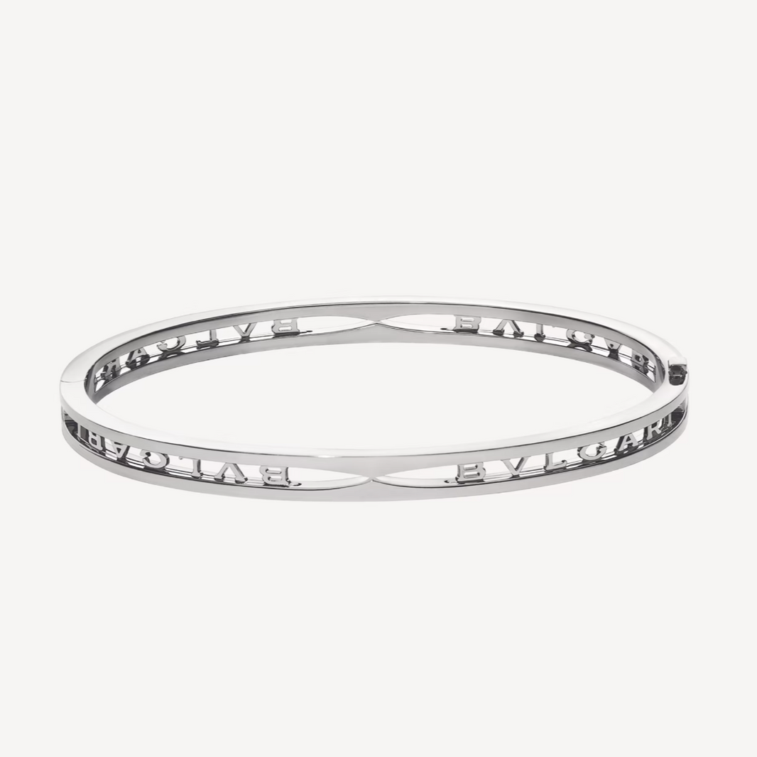[Super]ZERO 1 SPIRAL LOGO SILVER BRACELET