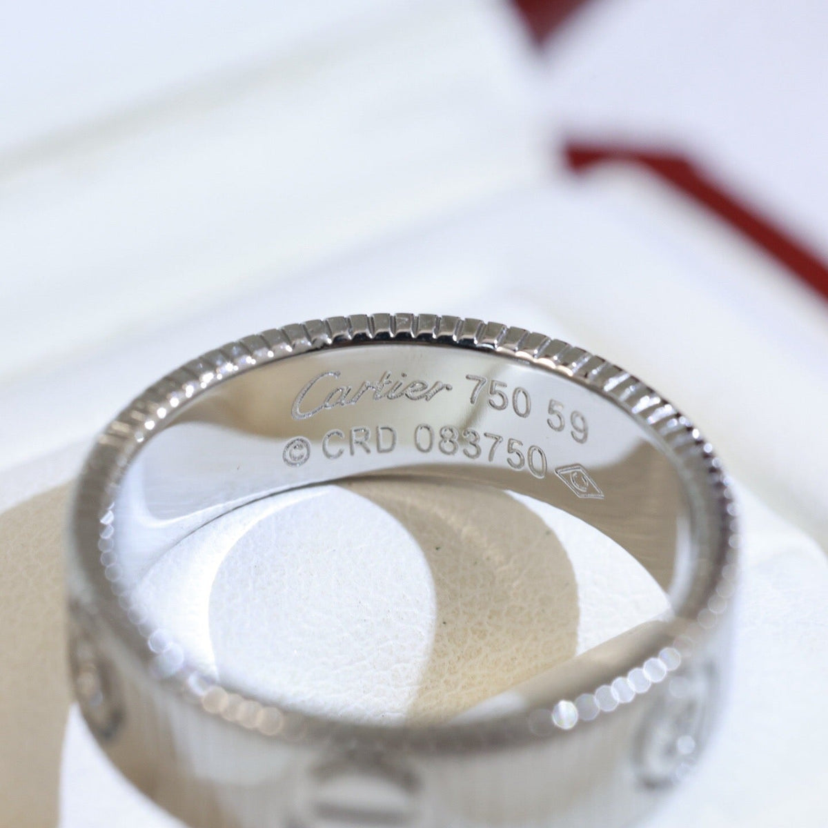 [Super CiCi]LOVE 6,5 MM UNLIMITED RING MIT 3 DIAMANTEN