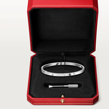 [Super Jewellery]LOVE BRACELET 3.65MM 6 DIAMONDS