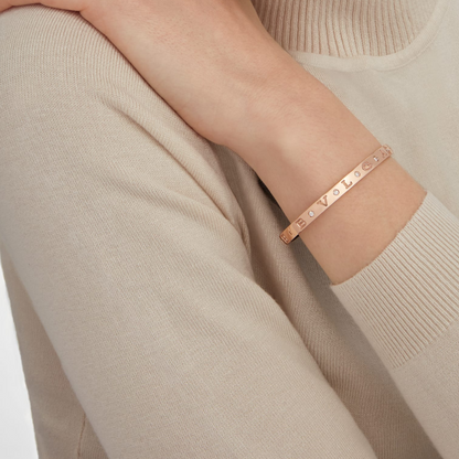 [Super]ZERO 1 PINK GOLD 12 DIAMONDS BRACELET