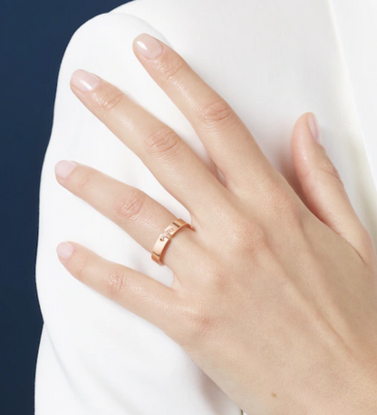 [Super Jewellery]ALLIANCE LIENS VIDENCE DIAMOND 4MM RING