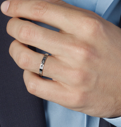 [Super Jewellery]ALLIANCE LIENS VIDENCE 3MM RING