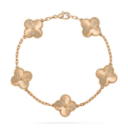 [Super Jewellery] CLOVER 5 MOTIF LASER BRACELET COLLECTION