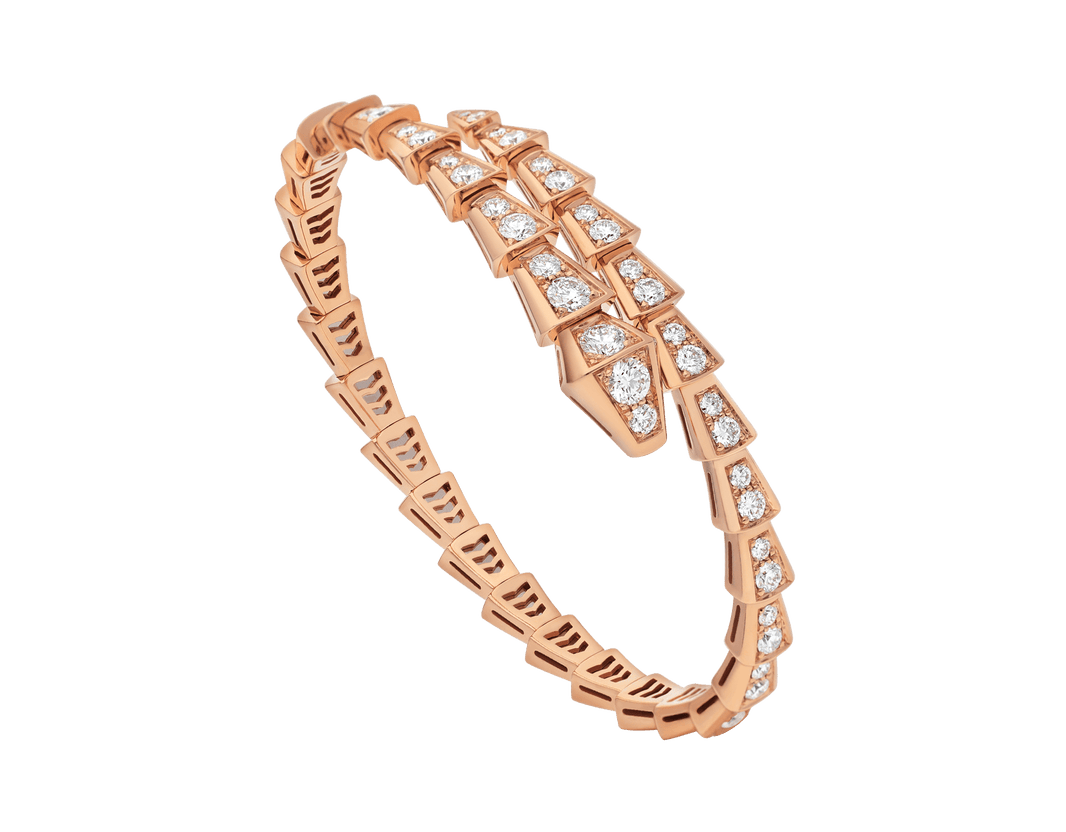 [Super]SERPENTI BRACELET 6.8MM PINK GOLD DIAMOND