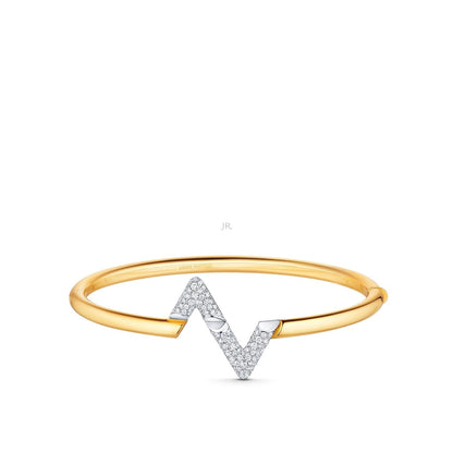 [Super Jewellery]VOLTE UPSITE DOWN GOLD DIAMOND BRACELET