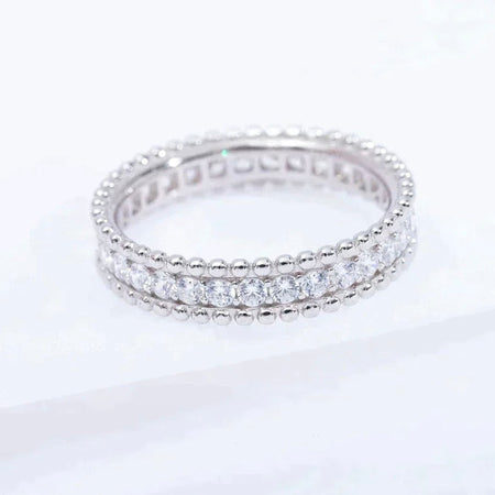 [Super Jewellery]PERLEE DIAMOND SILVER RING